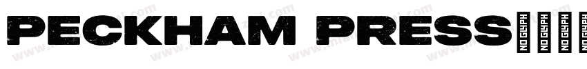Peckham Press字体转换